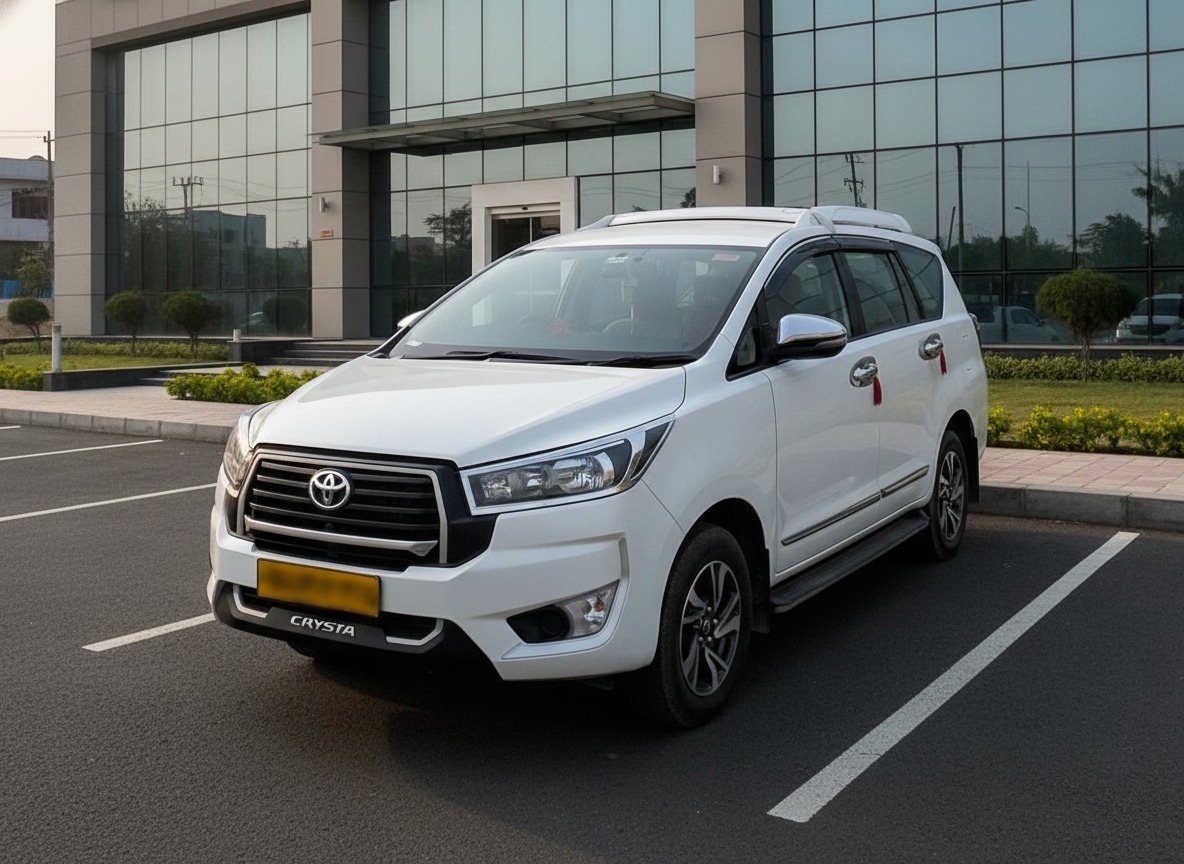 Innova Crysta Cab from Varanasi to Lucknow